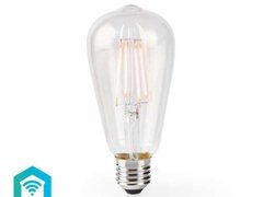 Wi-Fi Smart LED Filament Bulb   E27   ST64   5 W   500 lm